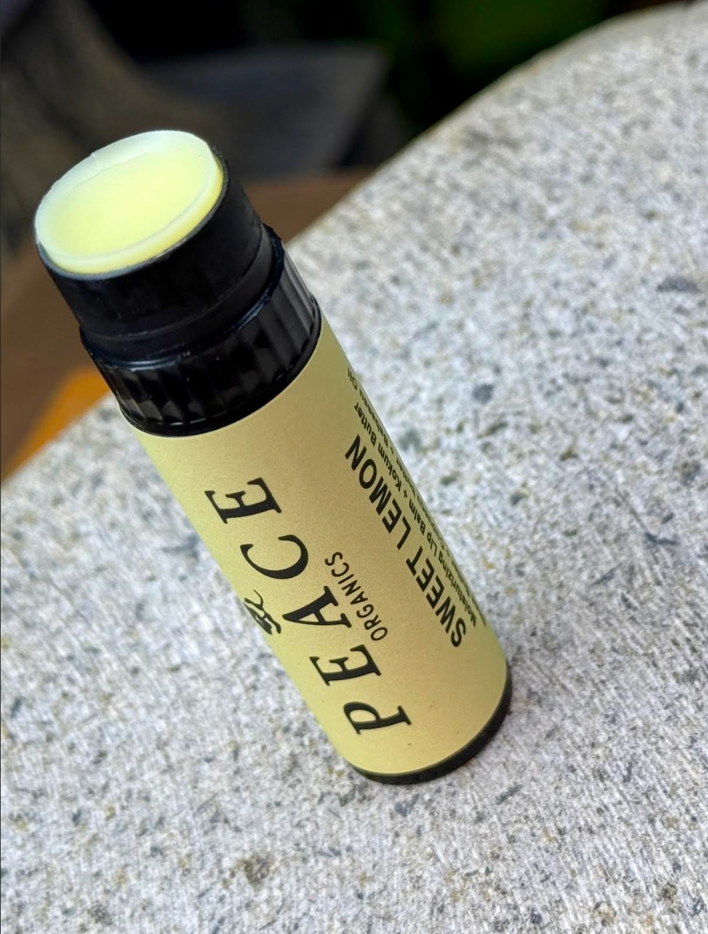 Sweet Lemon  Peace Organics Super Moisturizing Lip Balm