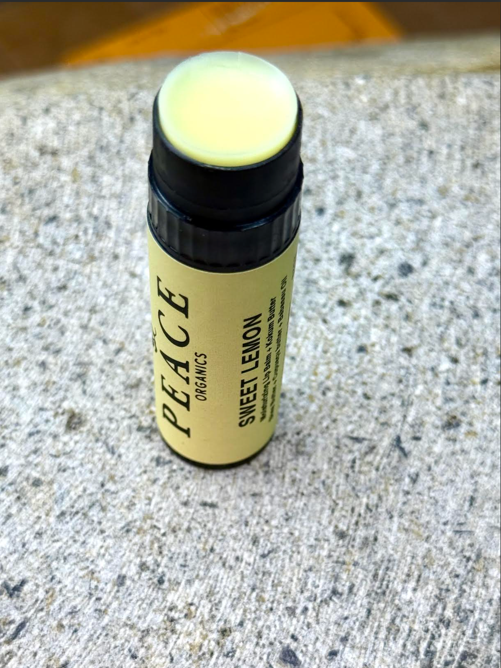Sweet Lemon  Peace Organics Super Moisturizing Lip Balm