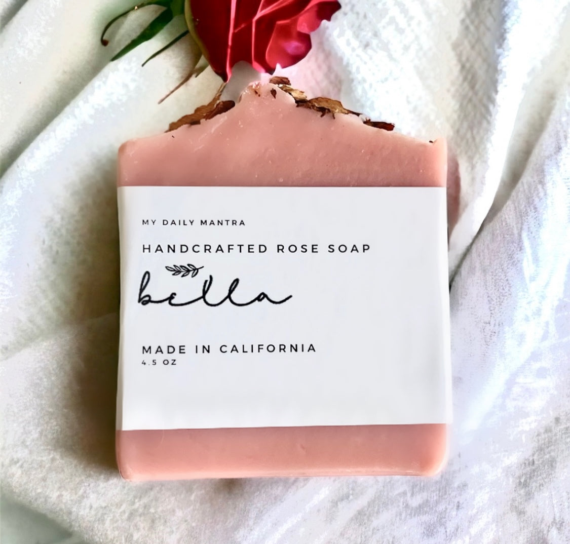 Bella handcrafted Soap - Rose