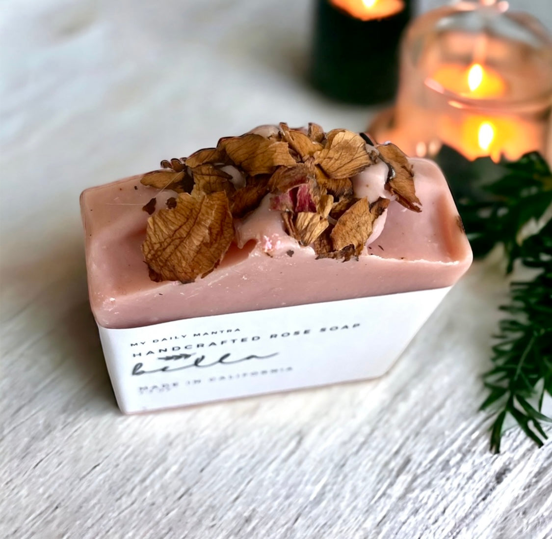 Bella handcrafted Soap - Rose