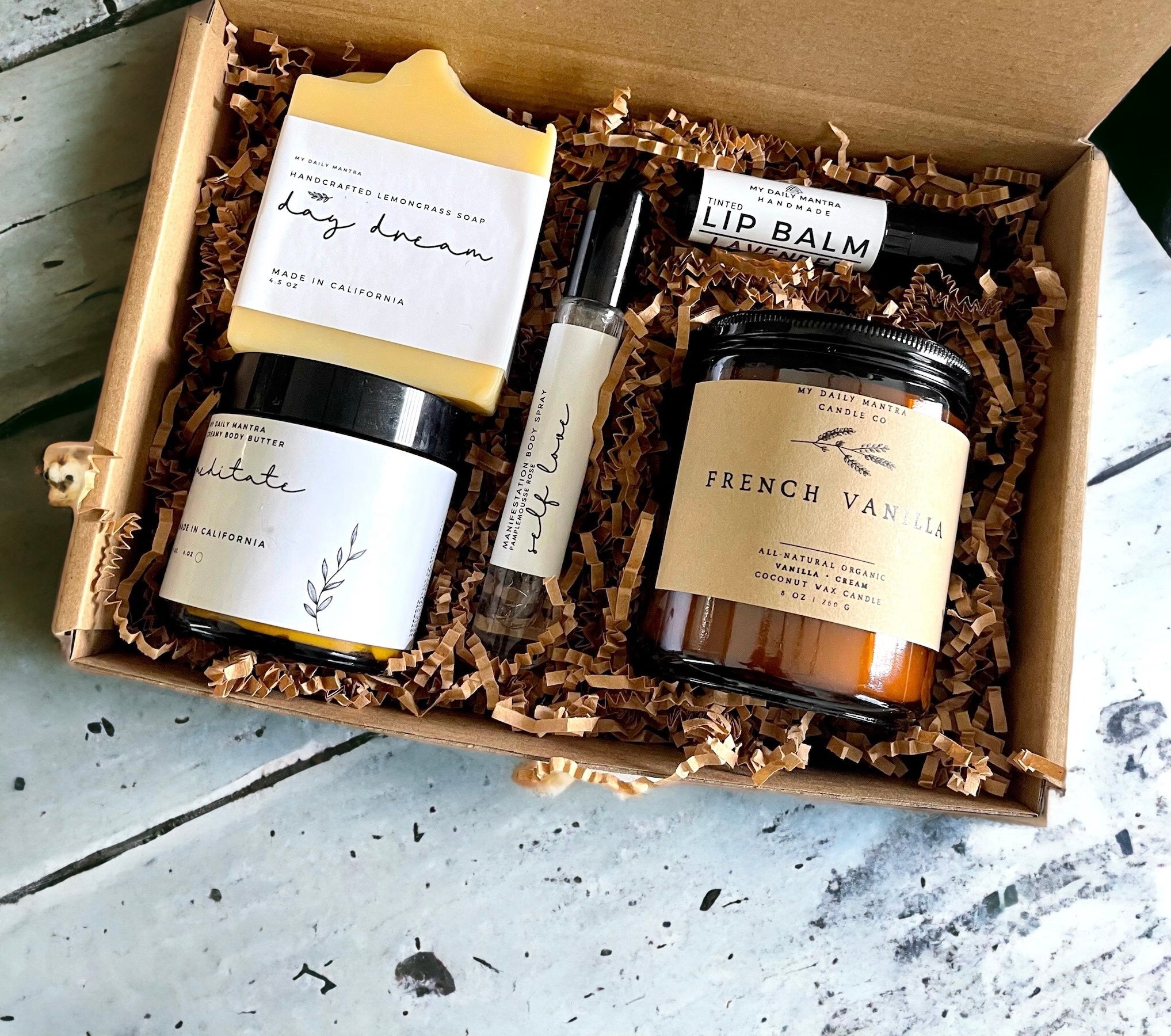 French Vanilla gift boxes