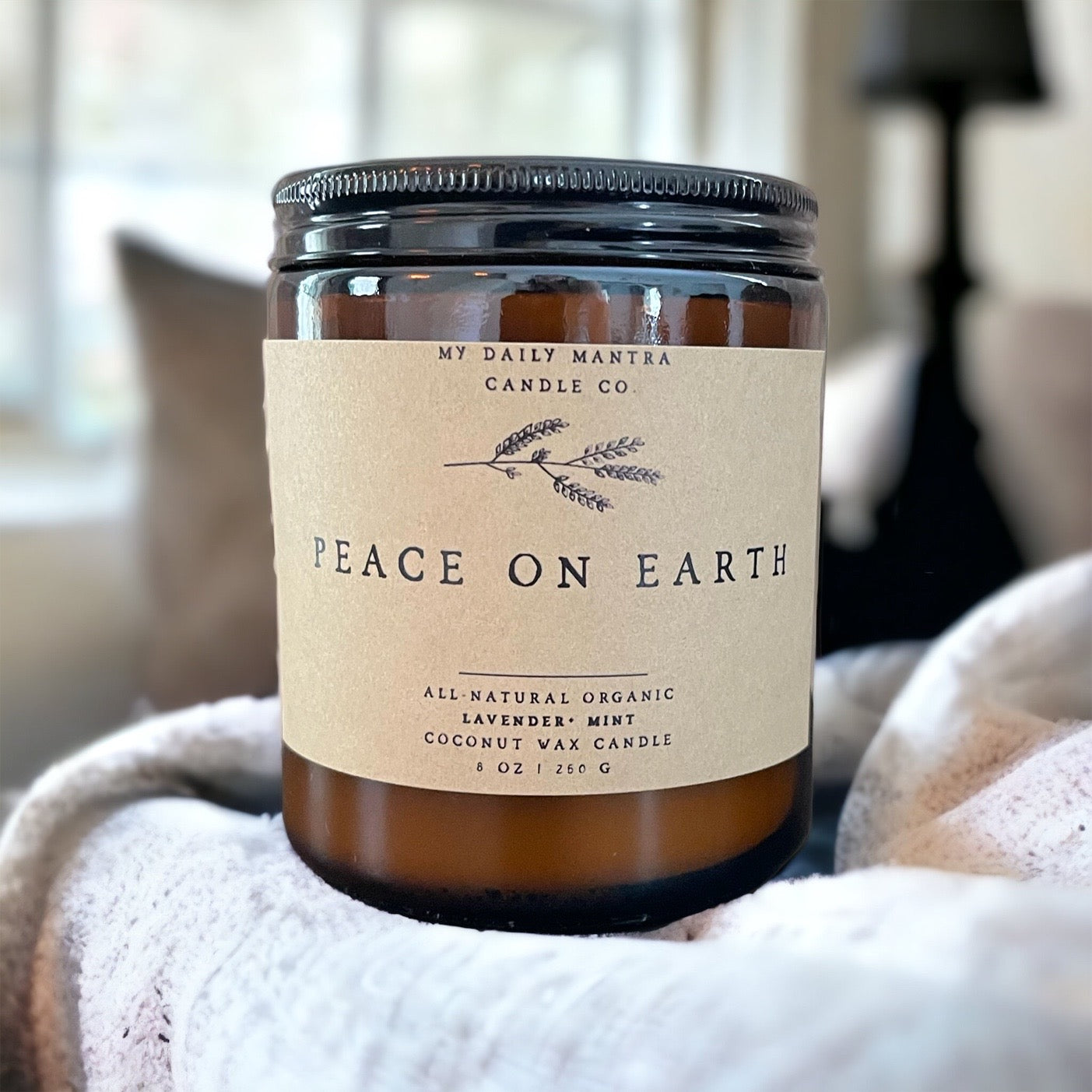 Peace on Earth 100% coconut wax candle