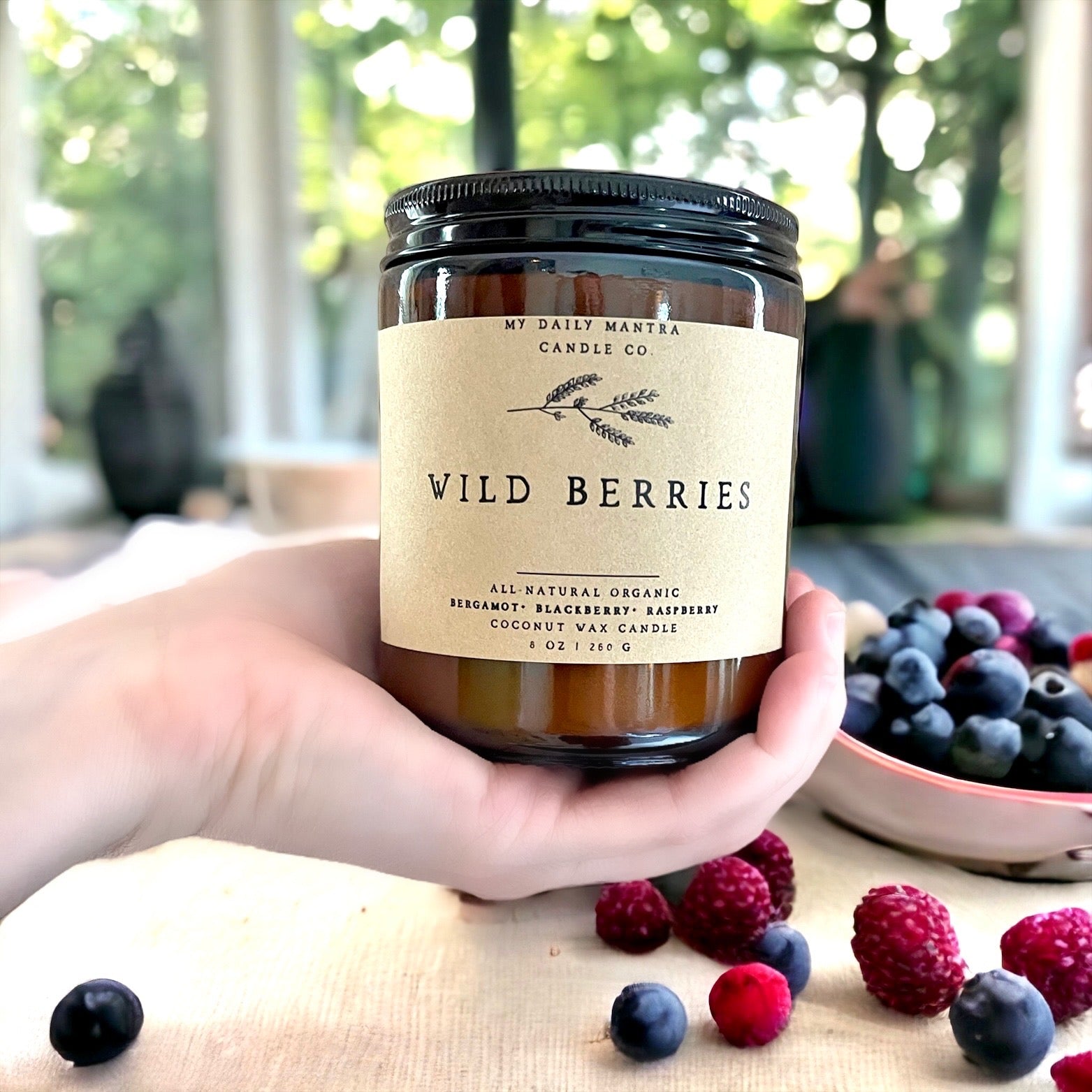 Wild berries Coconut Wax Candle