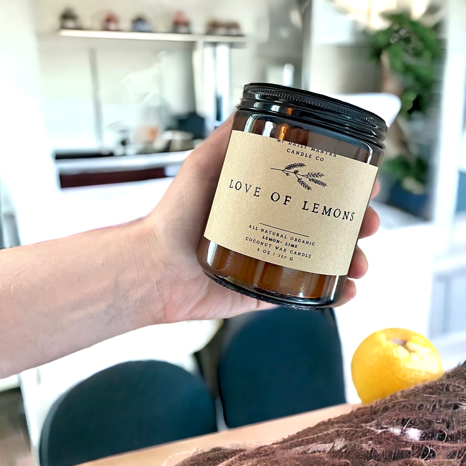 Love of Lemons Coconut Wax Candle